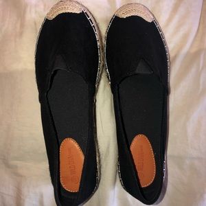 Black Platform Espadrilles